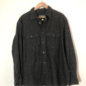 Cabalas Men's Long Sleeve Gray Shacket Shirt Jacket size Large